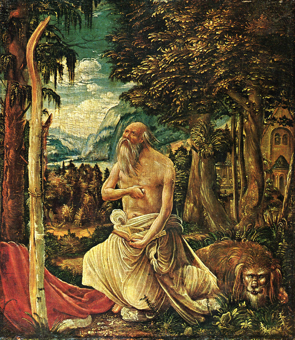 Penitent St Jerome in Detail Albrecht Altdorfer